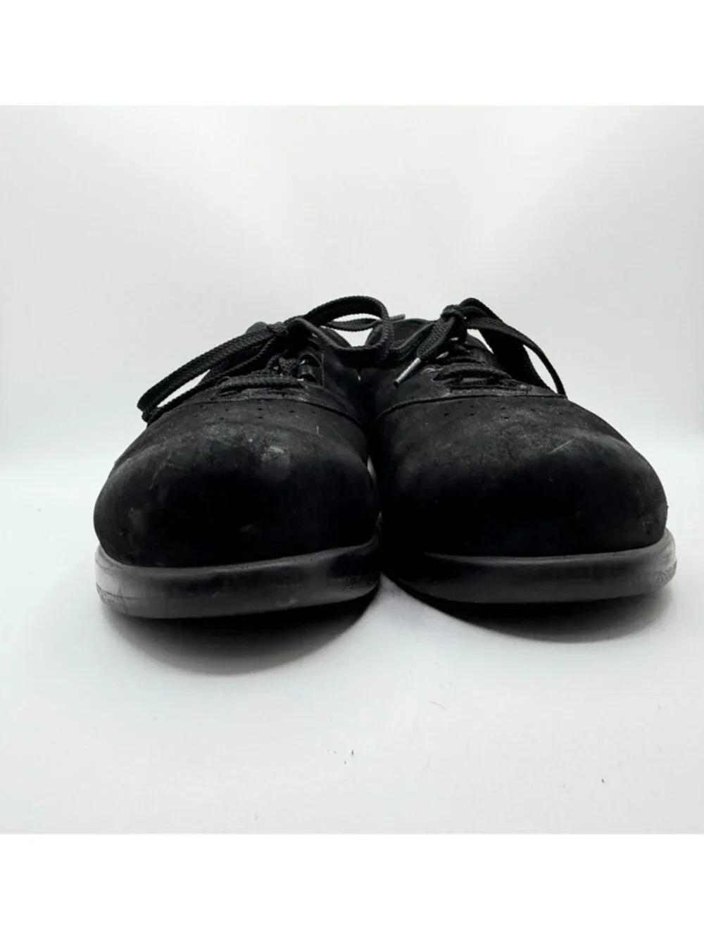 SAS Free Time Walking Shoes Women Size 9.5 Black Leather Tripad Comfort Sneaker